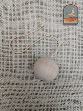 Pendulo redondo de madera